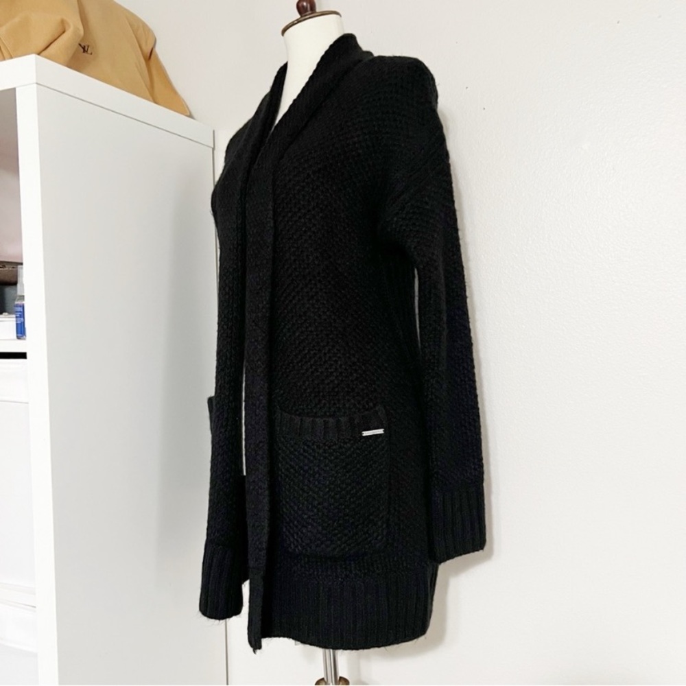 Abercrombie & Fitch Women’s Open Front Cardigan In Black Size XSmall. - Picture 6 of 13